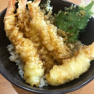 えび・いか天丼